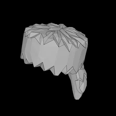 Mũ da gấu mèo cho minifig tương thích LEGO (15494.dat)