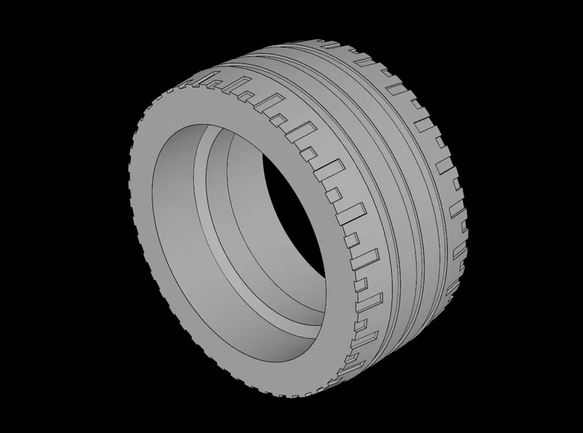 Lego Compatible (18977.dat) Tire 11.2/ 28 x 17.6 Intermediate - Image 1