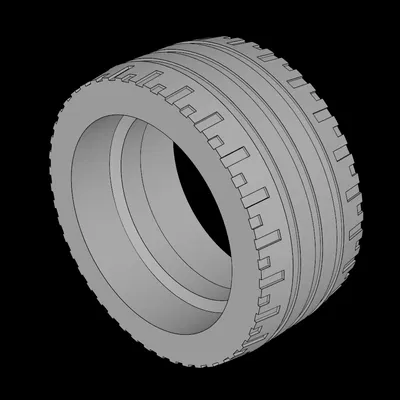 Lego Compatible (18977.dat) Tire 11.2/ 28 x 17.6 Intermediate