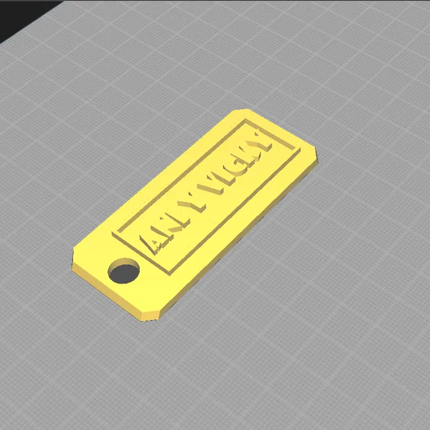 Móc Khóa Chữ Tùy Chỉnh (Llavero Texto Personalizado) - Image 1