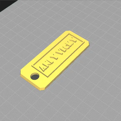 Móc Khóa Chữ Tùy Chỉnh (Llavero Texto Personalizado)