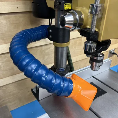 Giá gắn Loc-Line Shop Vac cho máy khoan bàn Powermatic (Loc-Line 80813)