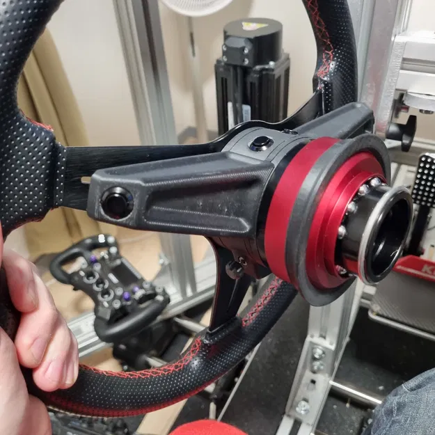 siManthrop Wheelhub 70mm QR – Wheel hub gọn sau vô lăng tròn - Image 1