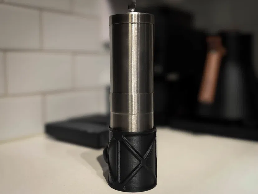 Giá đỡ máy xay cà phê Porlex Tall và tay quay - Image 2