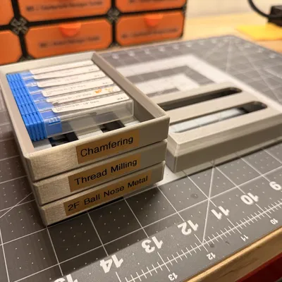 Khay đựng mũi CNC low-profile xếp chồng (1/8")