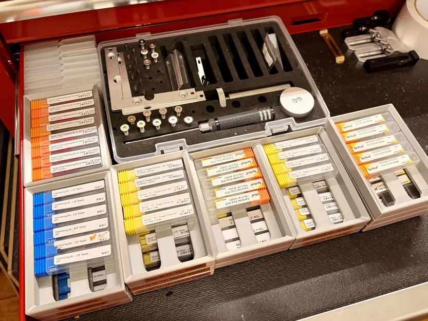 Khay đựng mũi CNC low-profile xếp chồng (1/8") - Image 3