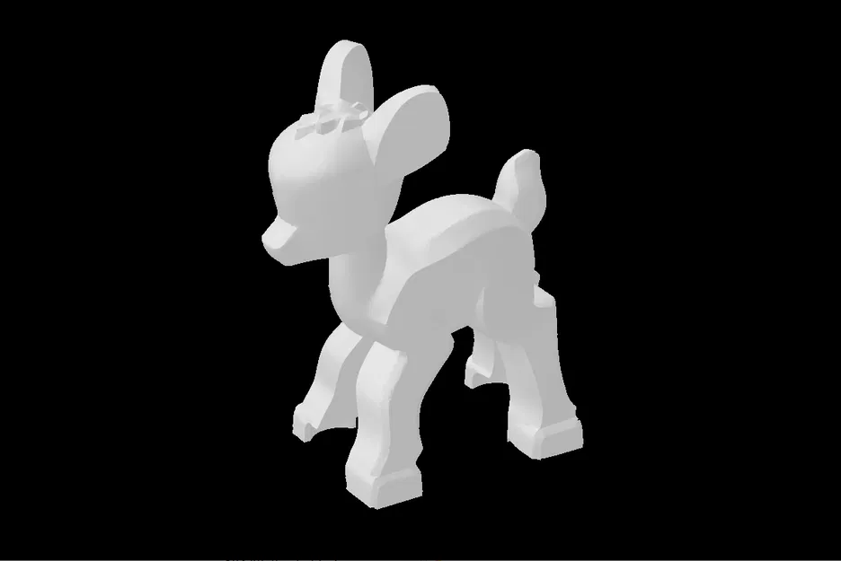 Lego Compatible (104729.dat) Animal Deer (Bambi) - Hươu (Bambi) tương thích LEGO - Image 1