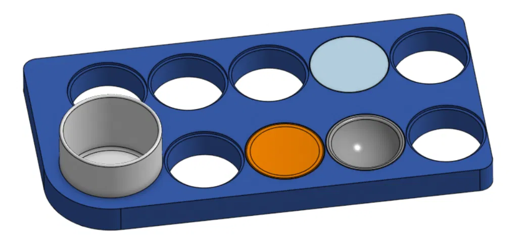 Khay pha màu, cốc tháo rời (Paint Tray, Removable Cups) - Image 2