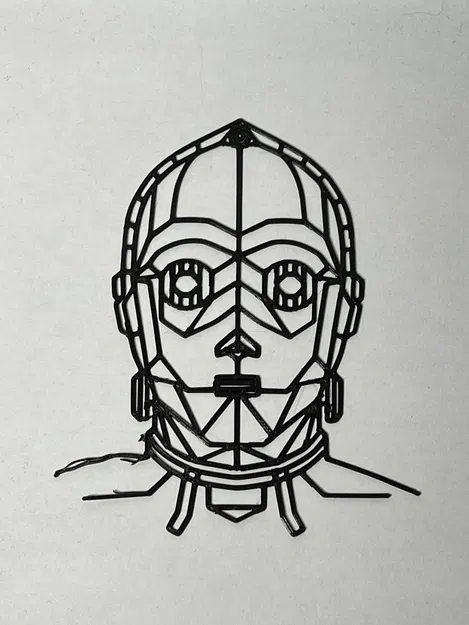 Tranh treo tường C3PO (Wall Art) #1 - Image 1