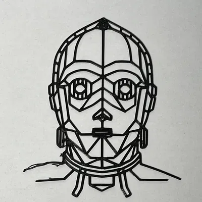 Tranh treo tường C3PO (Wall Art) #1