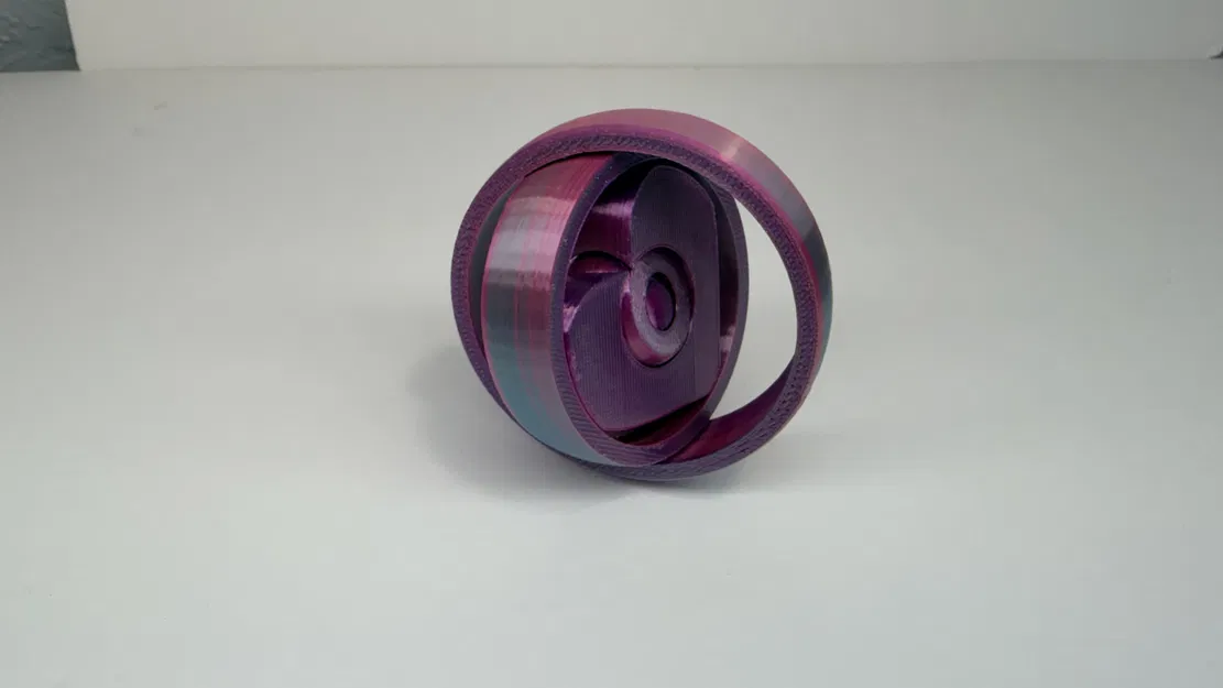 Gyro Heart Fidget cơ khí “Print-in-Place” | R7Makers - Image 2