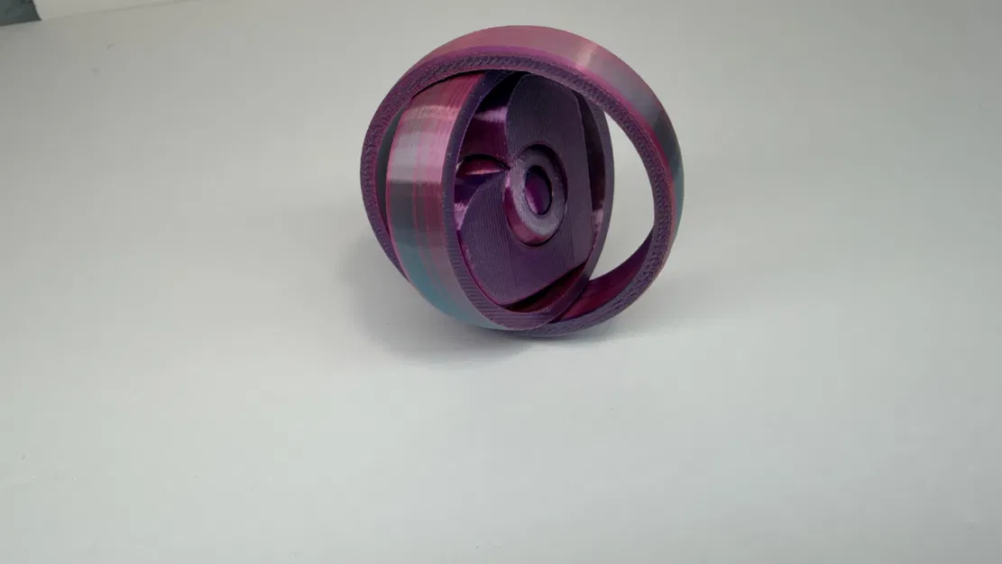 Gyro Heart Fidget cơ khí “Print-in-Place” | R7Makers - Image 3