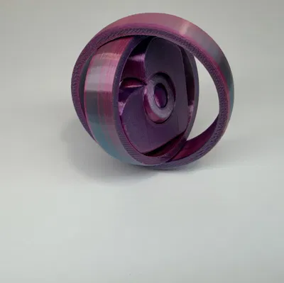 Gyro Heart Fidget cơ khí “Print-in-Place” | R7Makers