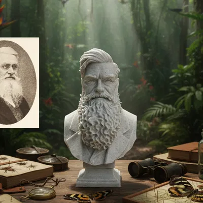 Alfred Russel Wallace – Bust