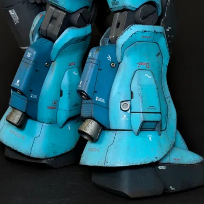 Cụm booster chân cho MG Gouf Custom (Leg Booster Unit)