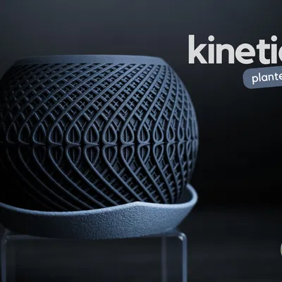 kinetic · planter (chậu cây kê cao kèm đĩa hứng nước)