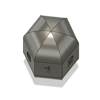 Xúc xắc D6 hình hạt đậu (bean shaped d6)