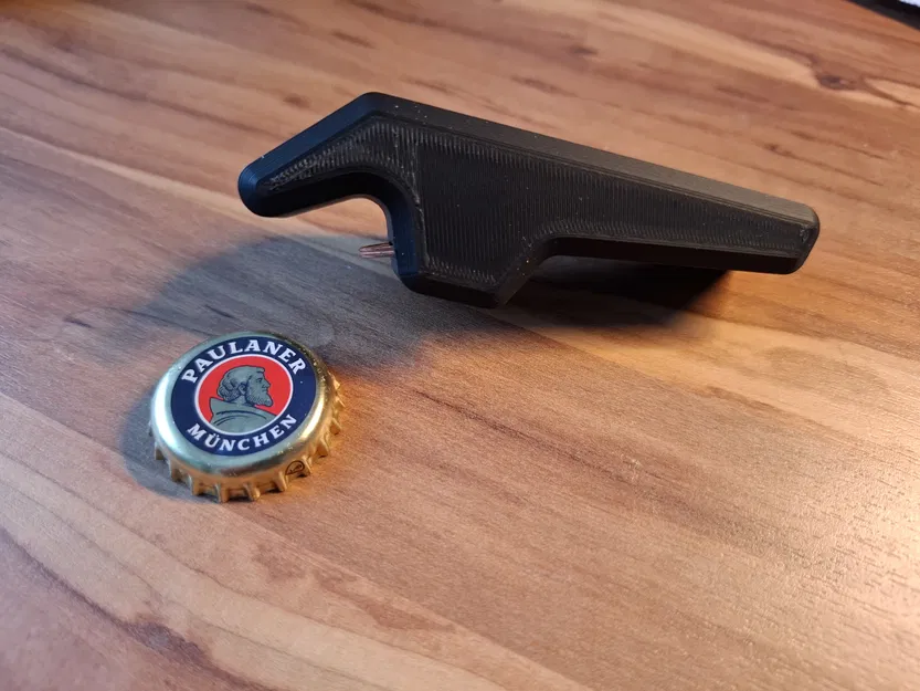 Đồ khui nắp chai (Bottle Opener) dùng xu 2 Euro Cent gia cố - Image 1