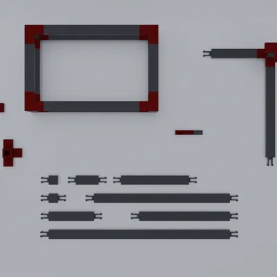 Hệ Khung Modular In 3D (3D Printed Frame System)