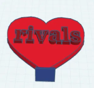 RIVALS heart stand - Image 1