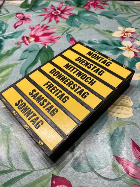 Hộp chia thuốc (OnShape) – Pill Organiser - Image 1