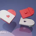 Móc Khóa Cặp Đôi (Couple Keychain) Hình Trái Tim - Thumbnail 1