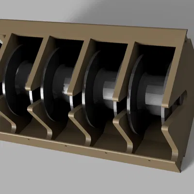 Giá đỡ spool dây modular nhỏ gọn (Compact Modular Wire Spool Holder Organizer)