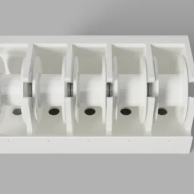 Giá đỡ spool dây modular nhỏ gọn (Compact Modular Wire Spool Holder Organizer)