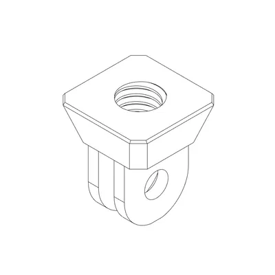 Adapter GoPro 3/8-16 UNC