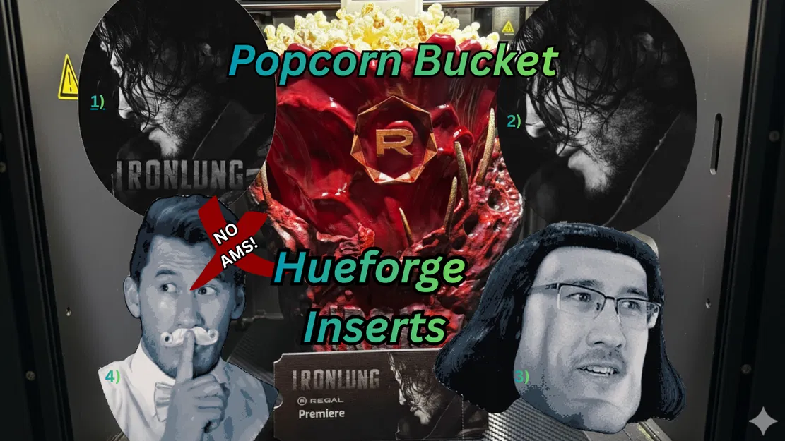Hueforge Insert cho Iron Lung Popcorn Bucket - Image 1