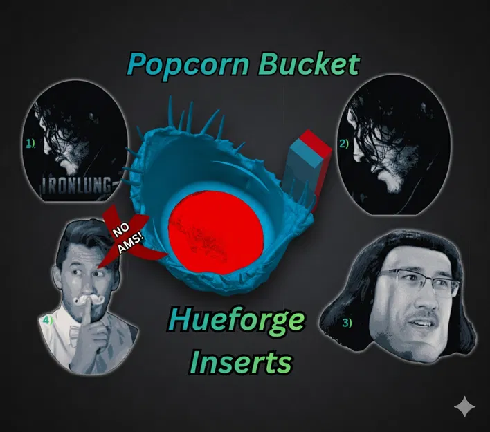 Hueforge Insert cho Iron Lung Popcorn Bucket - Image 2