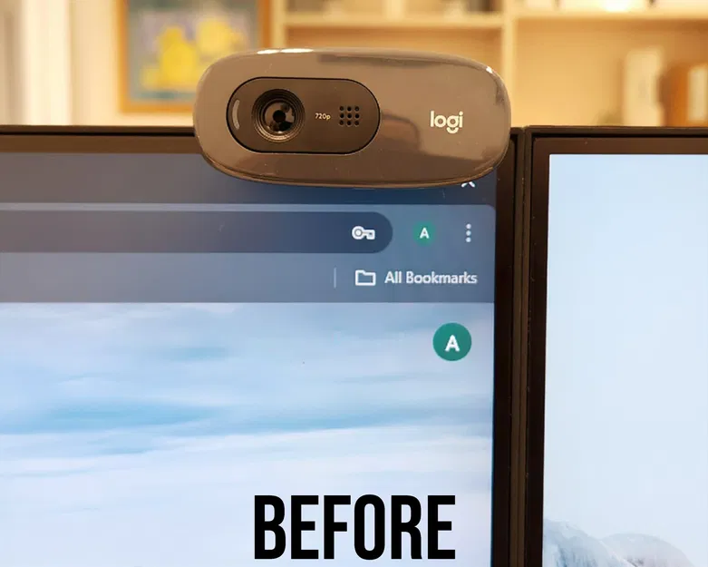 Shim kẹp cho Webcam Logitech C270 (Thin Bezel Monitor) - Image 1