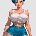 Bulma – Tượng bán thân Dragon Ball (có support) - Thumbnail 1