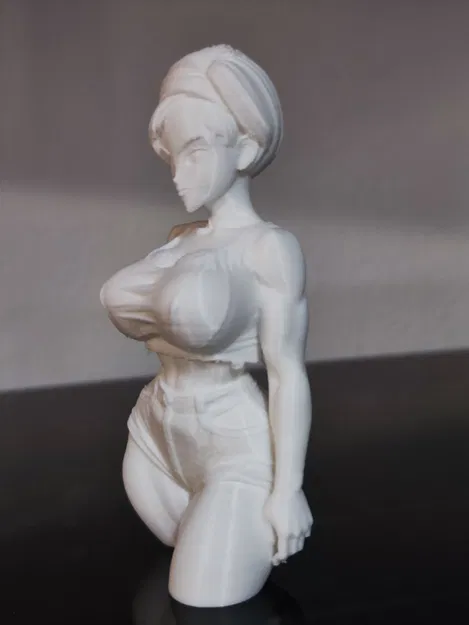 Bulma – Tượng bán thân Dragon Ball (có support) - Image 4