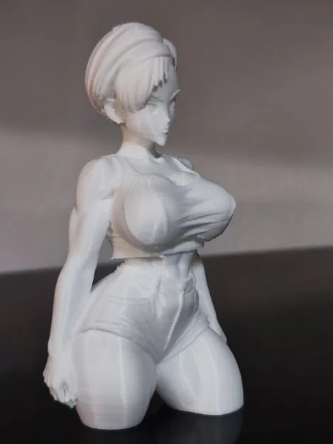 Bulma – Tượng bán thân Dragon Ball (có support) - Image 6