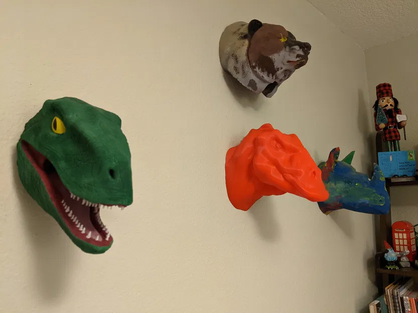 Dinosaur #2 (Đầu Edmontosaurus treo tường) - Image 2