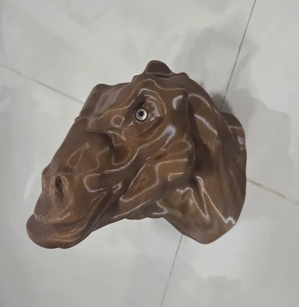 Đầu khủng long Edmontosaurus – tương thích mắt kính (glass eyes) - Image 2