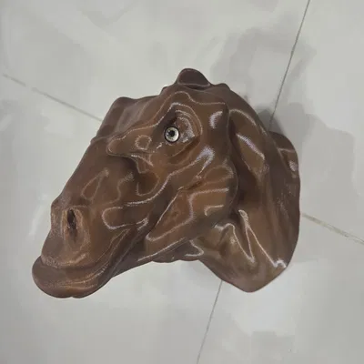 Đầu khủng long Edmontosaurus – tương thích mắt kính (glass eyes)