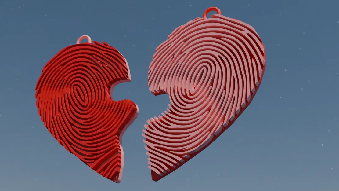 Fingerprint Hearts – Hai nửa ghép thành một trái tim - Image 1