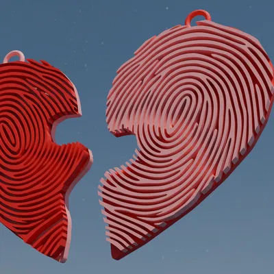 Fingerprint Hearts – Hai nửa ghép thành một trái tim