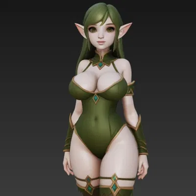 Cô gái elf gợi cảm 3 (sexy elf girl 3)