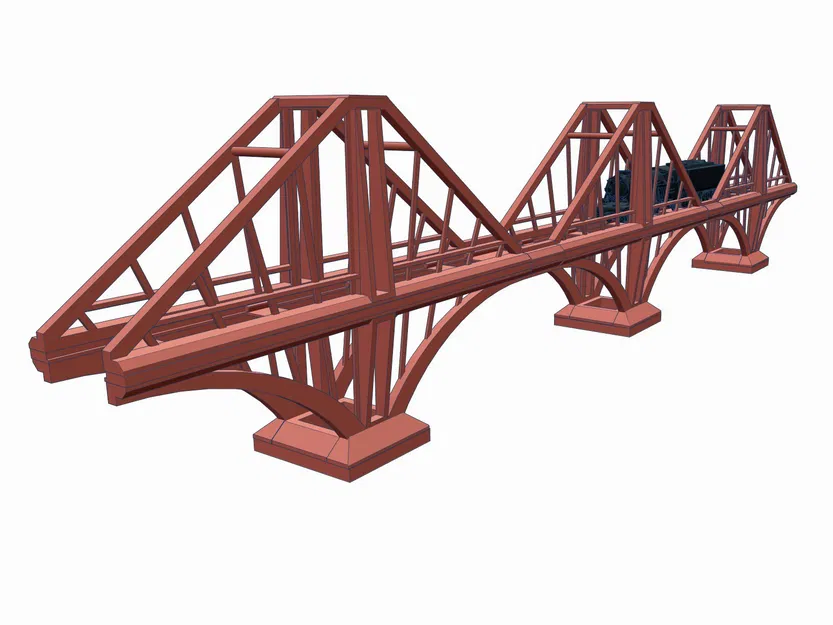 Cầu Đường Sắt Cantilever - N Scale - Image 3