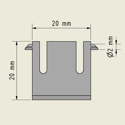 Kẹp nâng bàn phím (keyboard foot) – bản thay thế