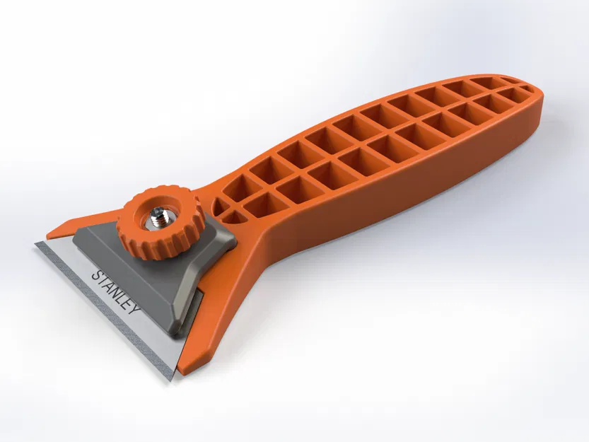 Scraper module vệ sinh bed máy in 3D – dùng lưỡi Stanley & lưỡi in 3D - Image 1