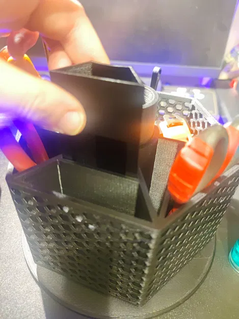 Tool Organizer – Organizer lục giác có nắp Twist-lock & ngăn bí mật - Image 3