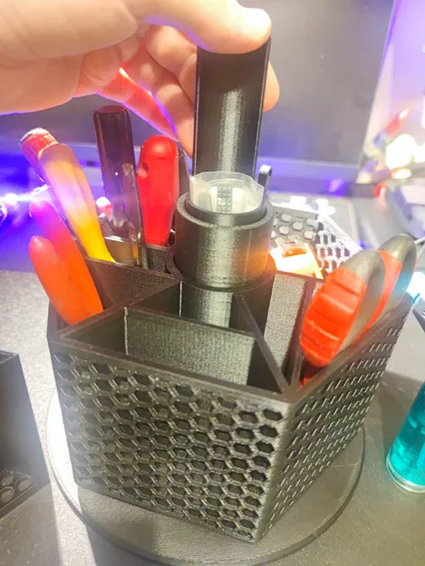 Tool Organizer – Organizer lục giác có nắp Twist-lock & ngăn bí mật - Image 4