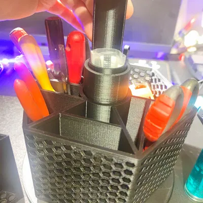 Tool Organizer – Organizer lục giác có nắp Twist-lock & ngăn bí mật