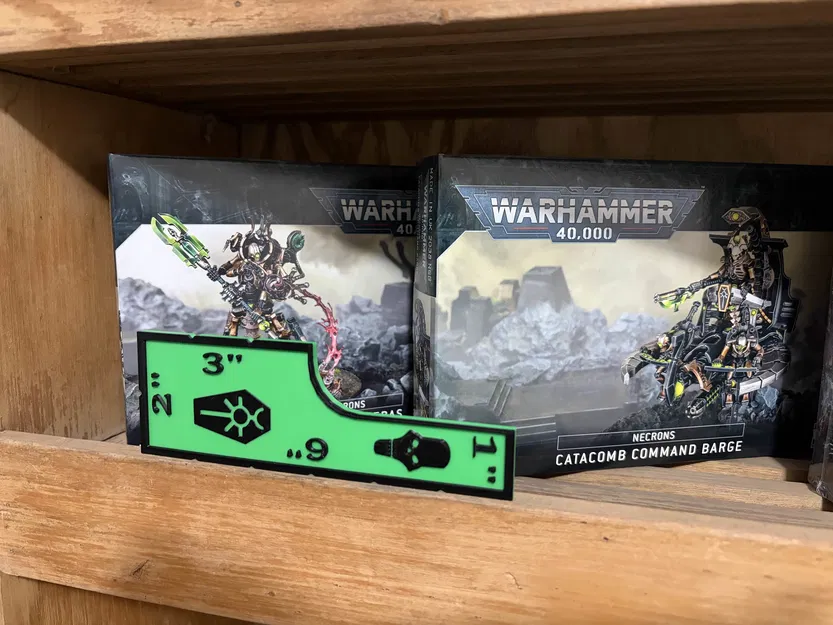 Thước đo Necron cho 40k (Remix đa màu, không cần pause đổi filament) - Image 2