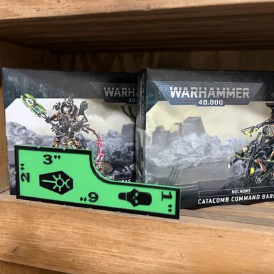 Thước đo Necron cho 40k (Remix đa màu, không cần pause đổi filament)