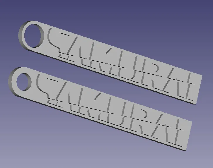 Móc khóa SAMURAI Cyberpunk 2077 (2 cỡ vòng) - Image 1